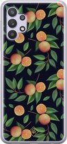 Casimoda® hoesje - Geschikt voor Samsung A32 5G - Fruit / Sinaasappel - Backcover - Siliconen/TPU - Multi