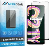 Mobigear Screenprotector geschikt voor Realme C21Y Glazen | Mobigear Premium Screenprotector - Case Friendly - Zwart