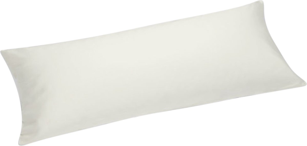 Yumeko kussensloop katoen satijn warm wit 40x80 - Bio, eco & fairtrade - 1 stuk