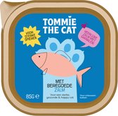 Tommie the Cat - kattenvoer natvoer - verse paté zalm met garnalen - voordeel verpakking - 32 stuks - 85 gram per stuk - zonder suiker en graanvrij