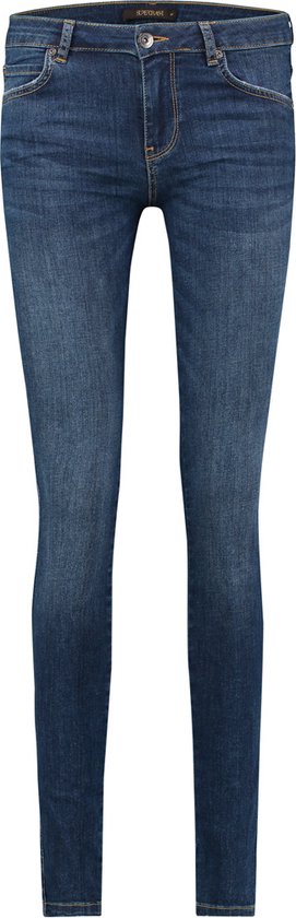 Supertrash - Spijkerbroek Dames Volwassenen - Broek - Jeans - Mid waist - Licht Blauw - 27