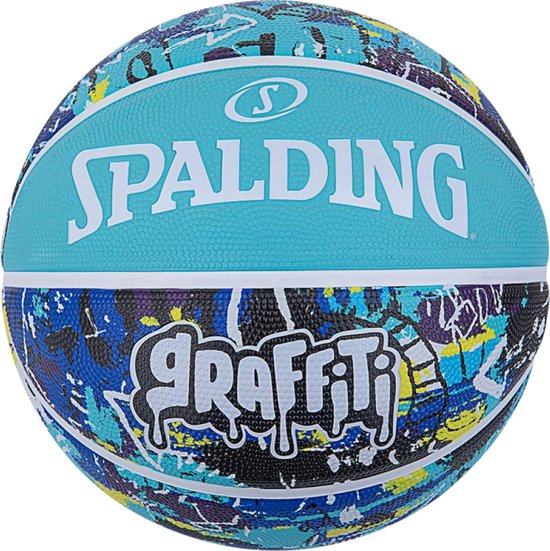 Expliciet kruis Tot Spalding Graffiti Ball 84373Z, Unisex, Blauw, basketbal, maat: 7 | bol.com