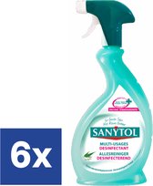 Sanytol nettoyant désinfectant tout usage - 6 x 500 ml - Antibacterieel