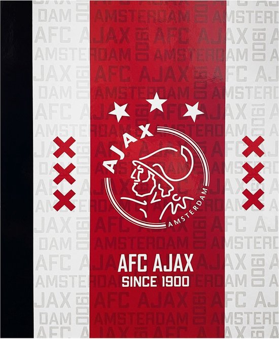 tetraëder weerstand taart Ajax Ringband - Rood/Wit - 23 Ringen | bol.com