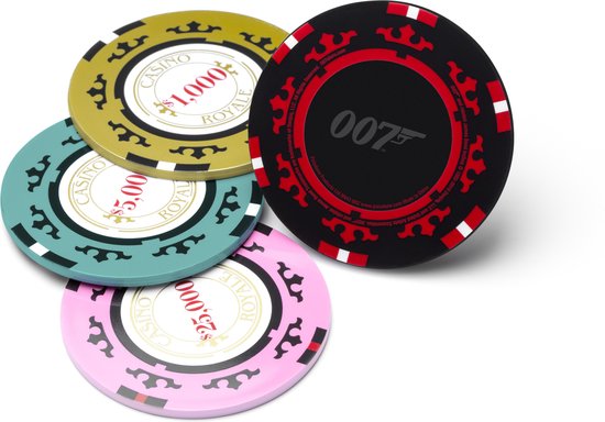 James Bond Casino Royale Poker Chip Onderzetters