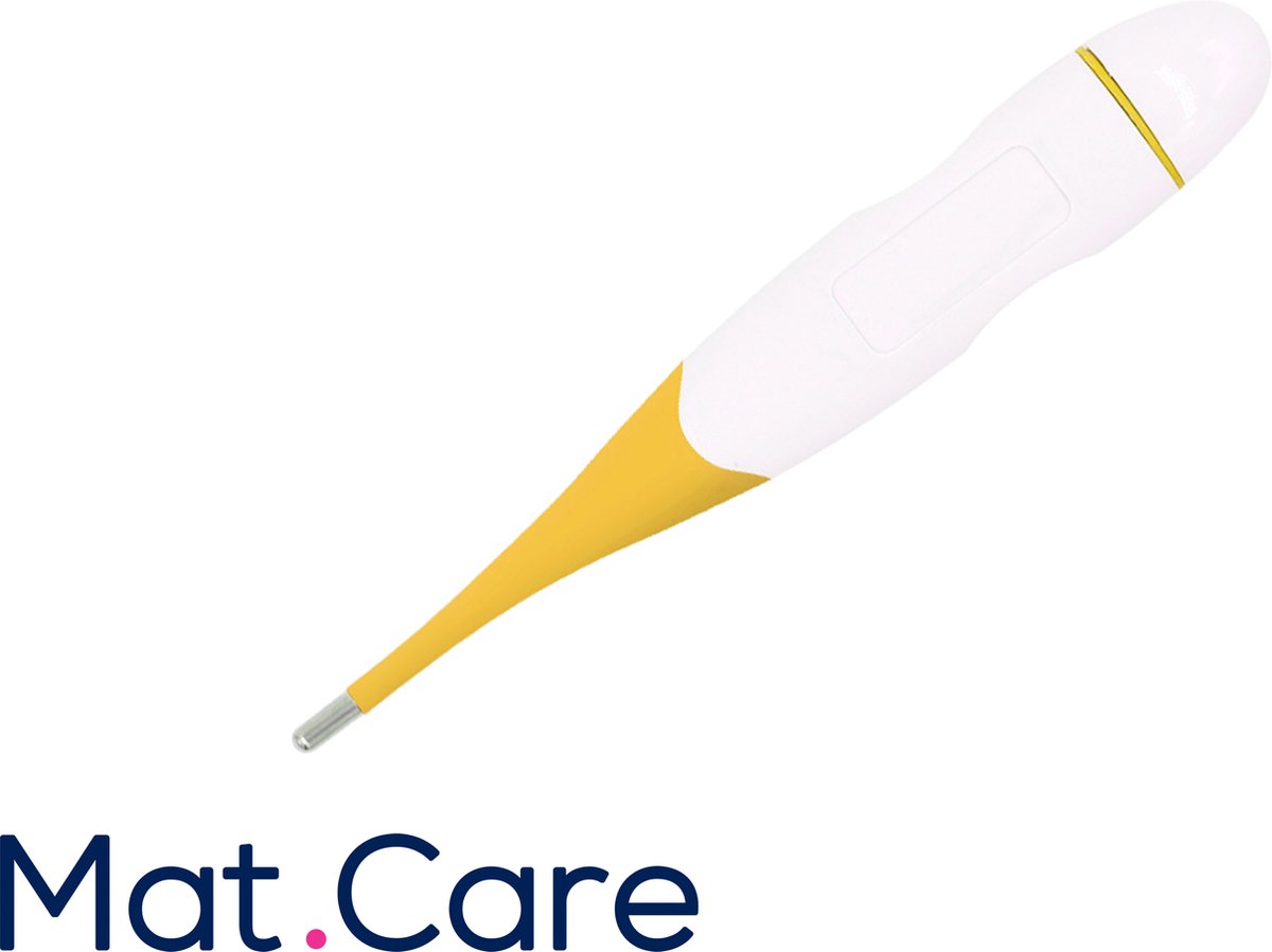Mat Care BBT ovulatiethermometer + XL pack 25 ovulatietest strip – foto 2