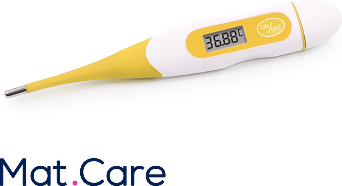 Mat Care BBT ovulatiethermometer + XL pack 25 ovulatietest strip – foto 4