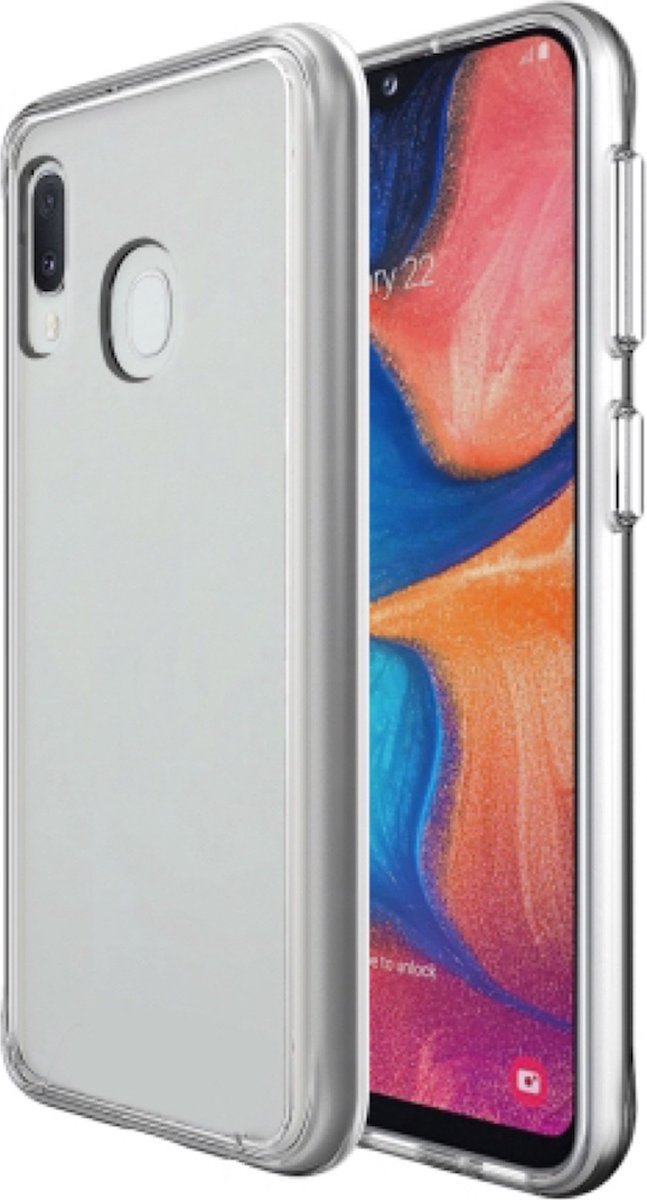 Silicone back cover Geschikt voor Samsung Galaxy A60/Transparant hoesje