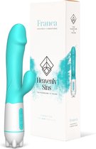 Heavenly Sins - Franca - Tarzan Vibrators voor Vrouwen - Rabbit - Bunny Clitoris en G-Spot Stimulator - Turquoise