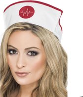 4x Zuster/verpleegster verkleed hoedjes - Zuster kapje - Carnaval/themafeest verkleed accessoire