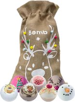 Bomb Cosmetics - Christmas Rein-Cheer Hessian Gift Sack - Bathblasters - Kerst - Bruisballen