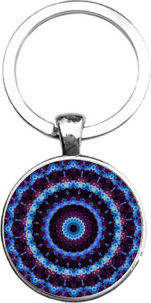 Sleutelhanger Glas - Mandala