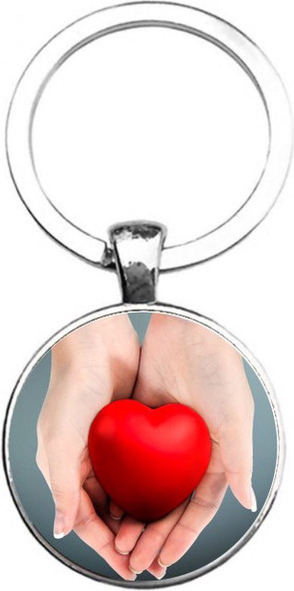 Sleutelhanger Glas - Liefde