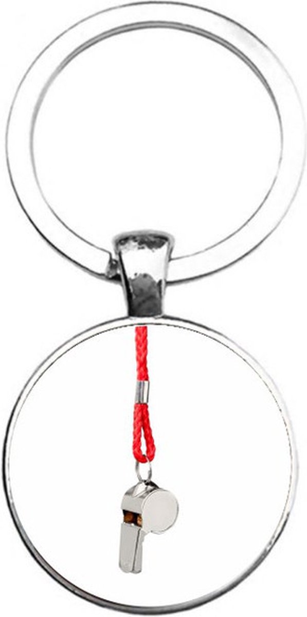 Sleutelhanger Glas - Fluit Scheidsrechter