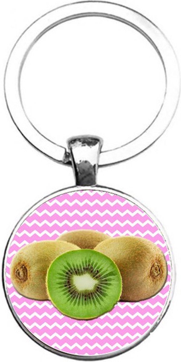 Sleutelhanger Glas - Kiwis