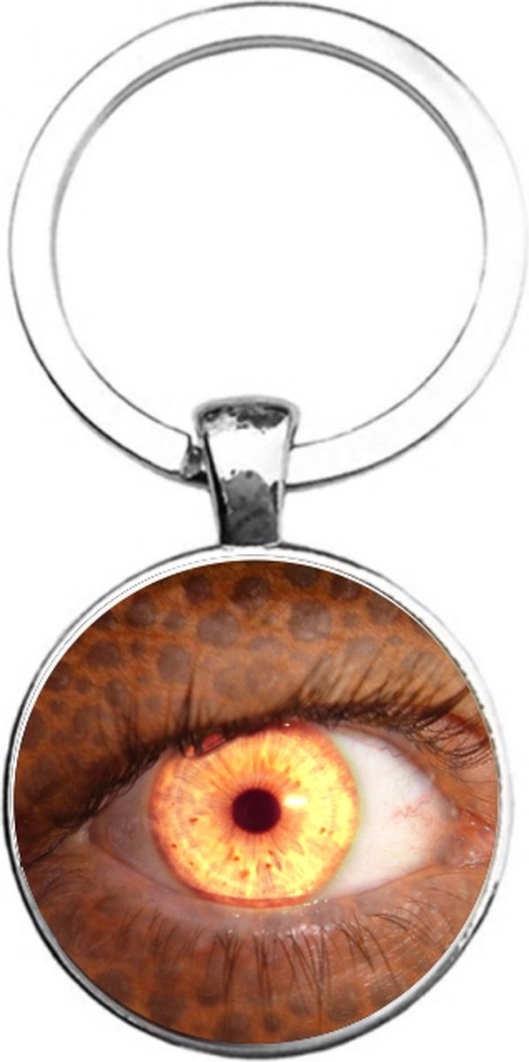 Sleutelhanger Glas - Oog