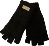 Thinsulate handschoenen heren halve vingers - 30% wol