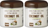 Yari 100% Pure Organic Extra Virgin Coconut Oil Voordeelbundel - 2 x 500 ml