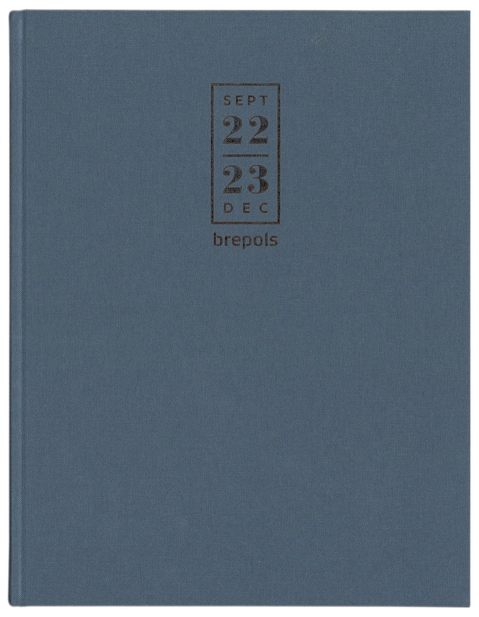 MGPcards - Agenda 2023 - 7d/2p - 16 maanden - A4 16M - Nature - Blauw - 21 x 27 cm - Brepols