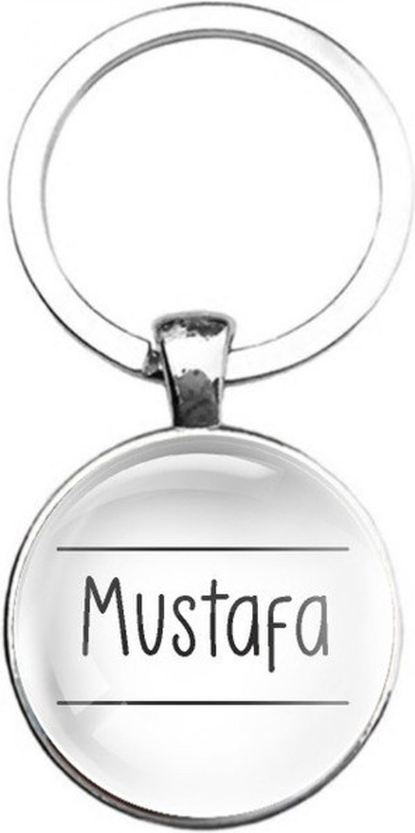 Sleutelhanger Glas - Mustafa