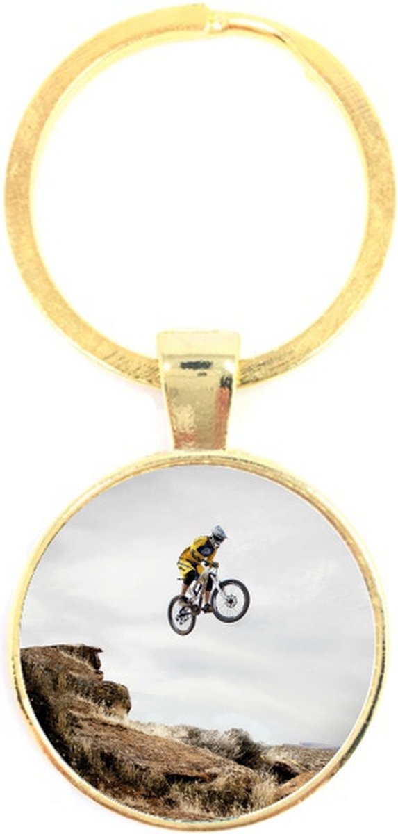 Sleutelhanger Glas - BMX