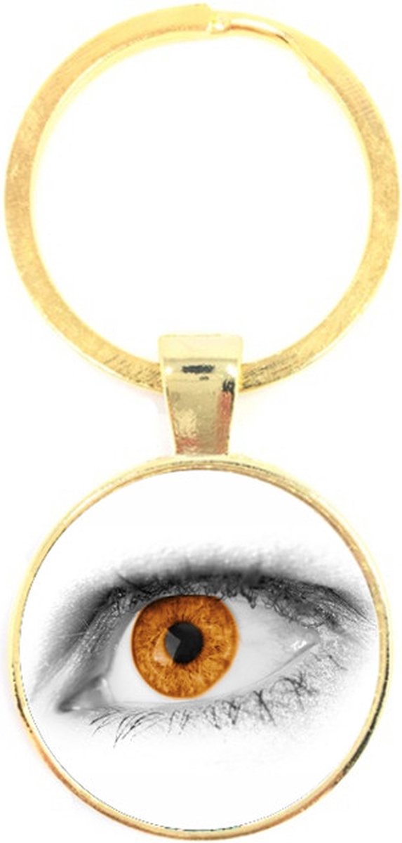 Sleutelhanger Glas - Oog