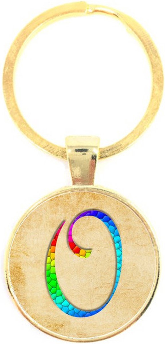 Sleutelhanger Glas - O