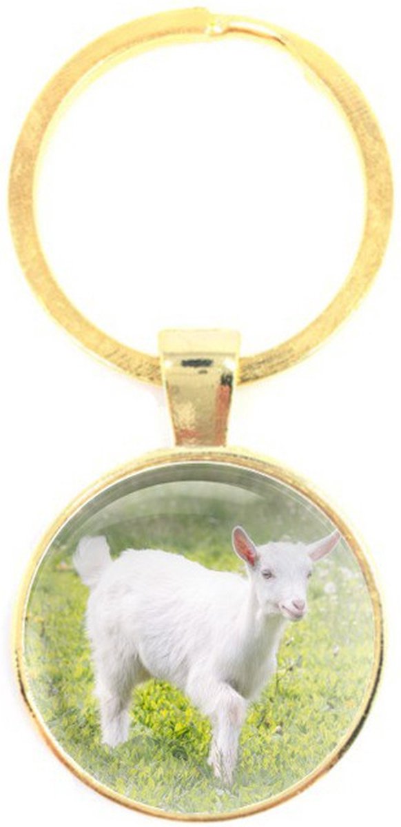 Sleutelhanger Glas - Lammetje