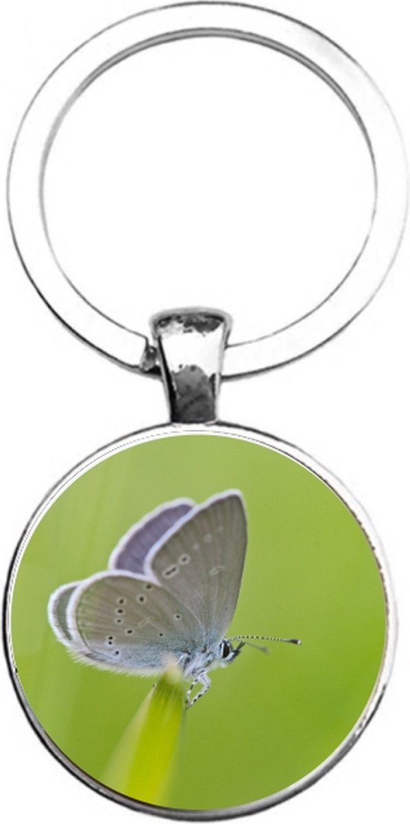 Sleutelhanger Glas - Vlinder