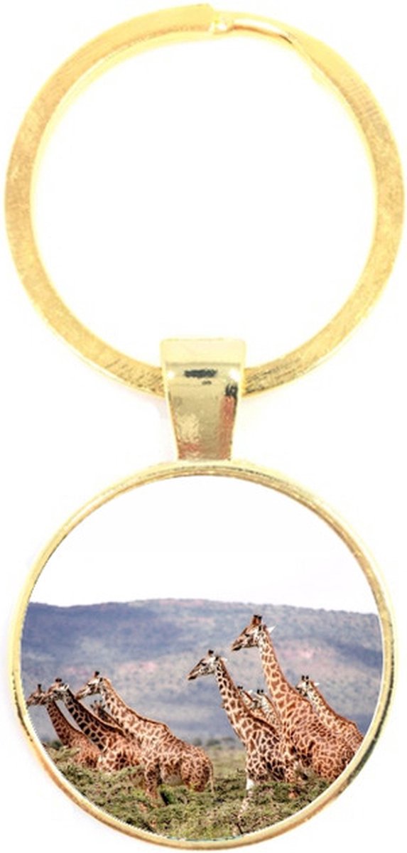 Sleutelhanger Glas - Giraffe