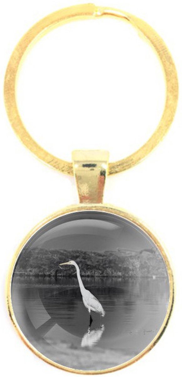 Sleutelhanger Glas - Vogel