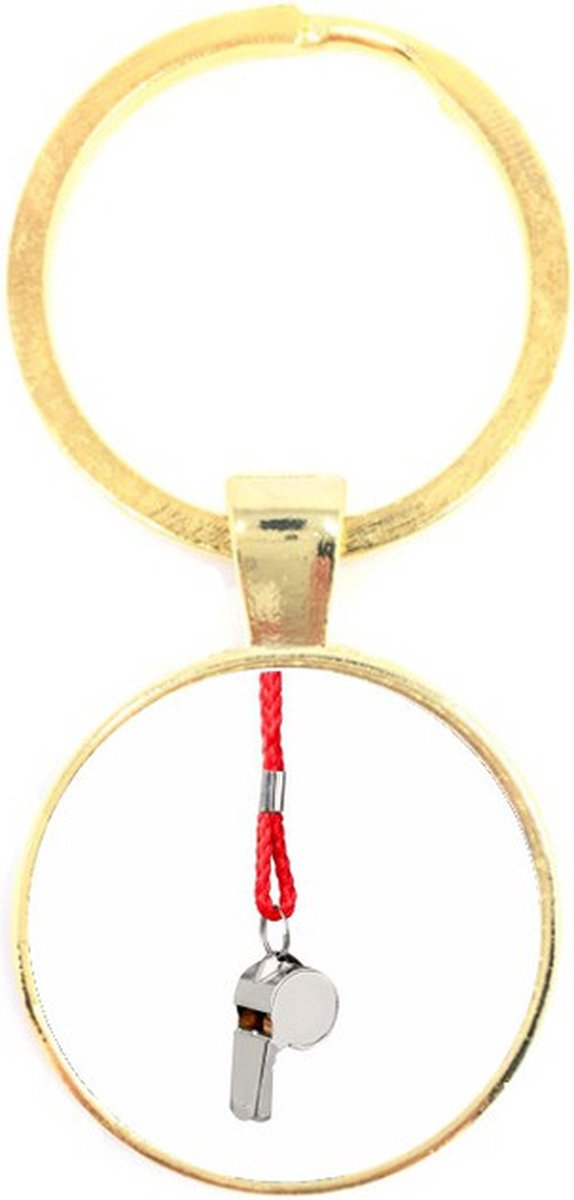Sleutelhanger Glas - Fluit Scheidsrechter