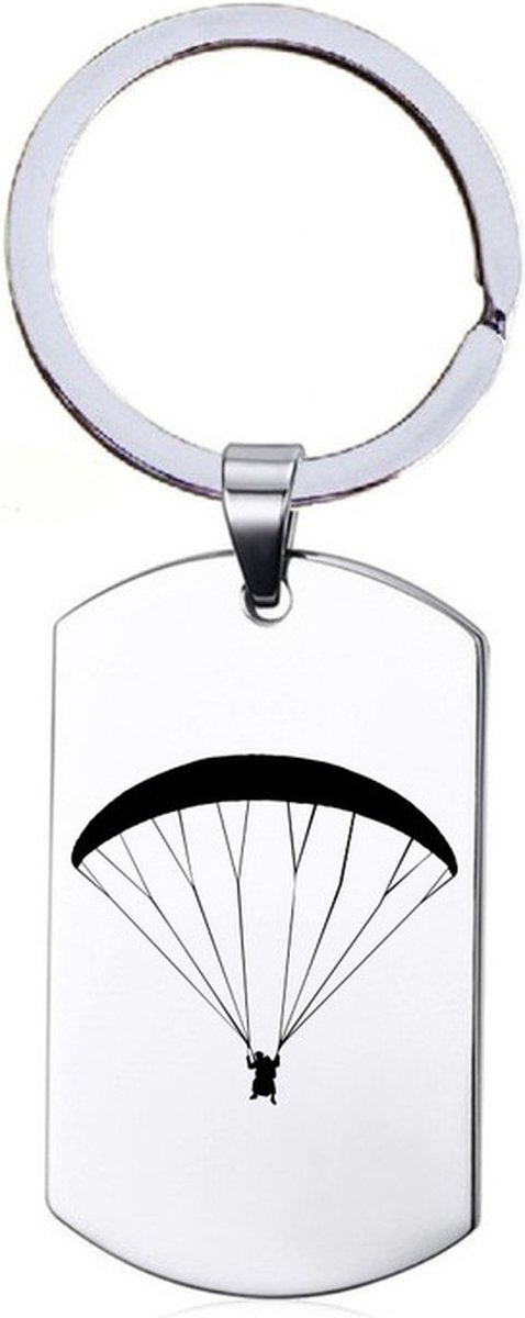 Sleutelhanger RVS - Parachute