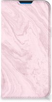 Flip Case iPhone 14 Pro Max Smart Cover Marble Pink