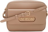 Love Moschino Dames Crossbody tas Kunstleer - Taupe