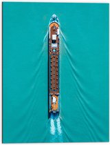 WallClassics - Dibond - Vue de dessus d'un Groot cargo - Photo 60x80 cm sur aluminium (avec système de suspension)