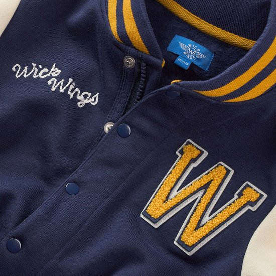 Wick Wings - Baseball - Onesie - Couleur Marine - Varsity - Vêtements de sport - 158-164