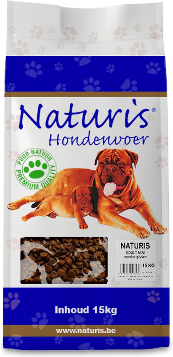 Naturis Naturis Krokante Brok Adult Mini 15kg