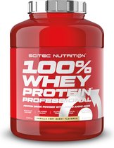Scitec Nutrition - 100% Whey Protein Professional (Vanilla/Very Berry - 2350 gram) - Eiwitshake - Eiwitpoeder - Eiwitten - Proteine poeder