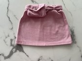 Meisjes rokje met riem "Oud Roze" | Kleding voor meisjes | Jurkjes en rokjes voor meisjes | Rok 95% Polyester, 5% Elastaan, verkrijgbaar in de maten 104 t/m 164