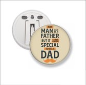 Button Met Clip 58 MM - Special To Be A Dad