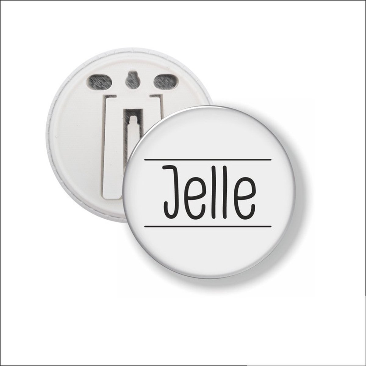 Button Met Clip 58 MM - Jelle