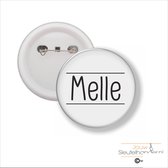 Button Met Speld 58 MM - Melle