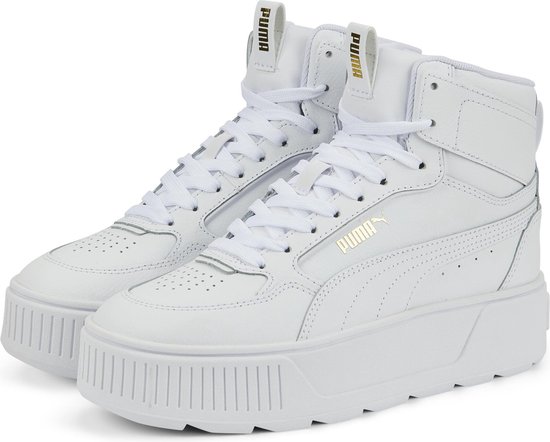PUMA Karmen Rebelle Mid Dames Sneakers - White - Maat 39