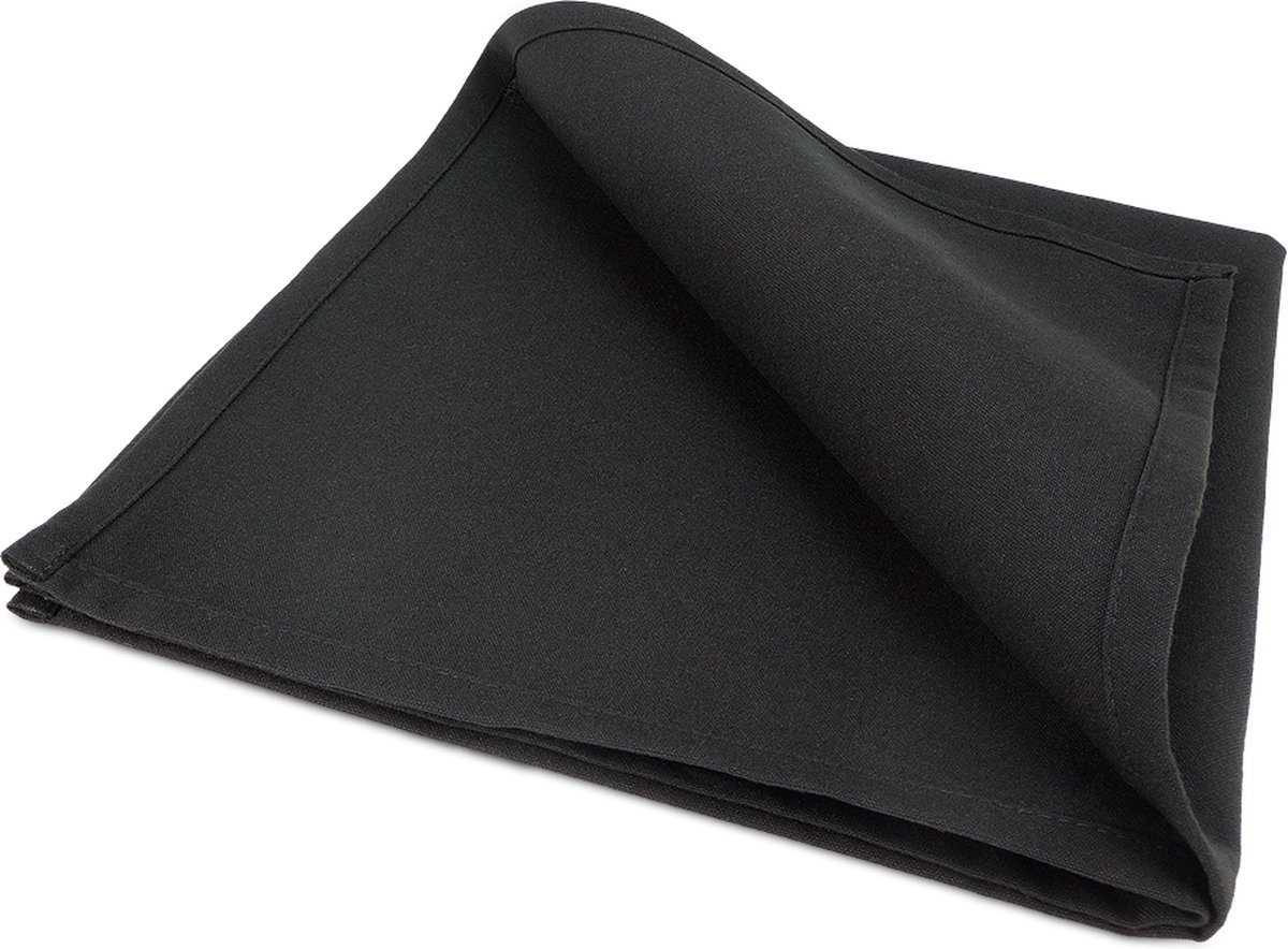 Treb Horecalinnen Servetten 4 Stuks Black 51x51cm - Treb SP