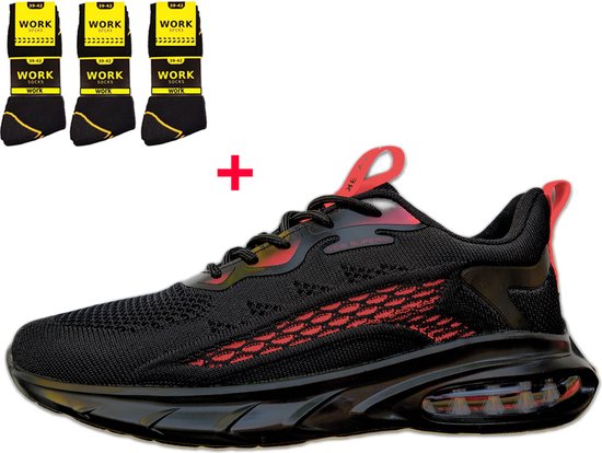 Gainsera Veiligheidsschoenen Heren Dames - Lichtgewicht Stalen Neus Ademend En Antislip