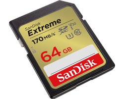 64 GB Extreme SDXC 4K UHD Geheugenkaart