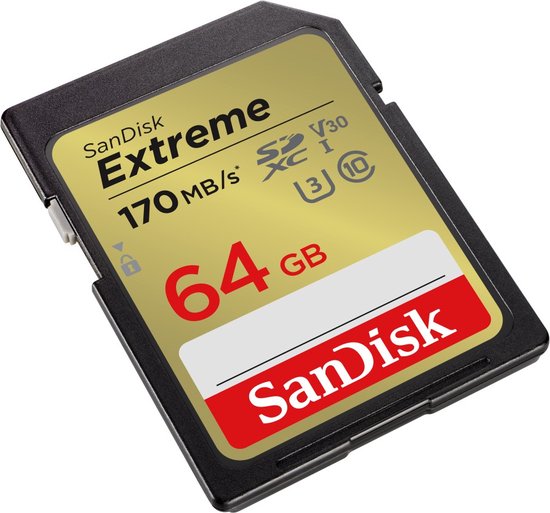 SanDisk Extreme 64 Go SDXC UHS-I Classe 10