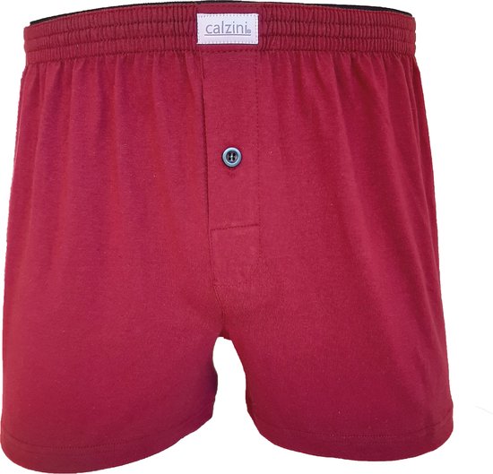 Calzini Wijde Boxershorts Heren 2-Pack Classics Multipack - XL - Rood - Bordeaux