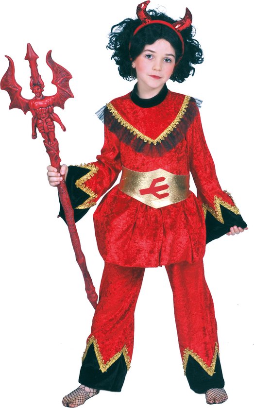 Carnaval Halloween Costume Diable Fille Diable Rouge M116